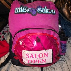 back pack with a sleeping bag